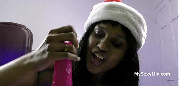  Xmas Special Indian Babe Lily Celebrating Christmas Porn